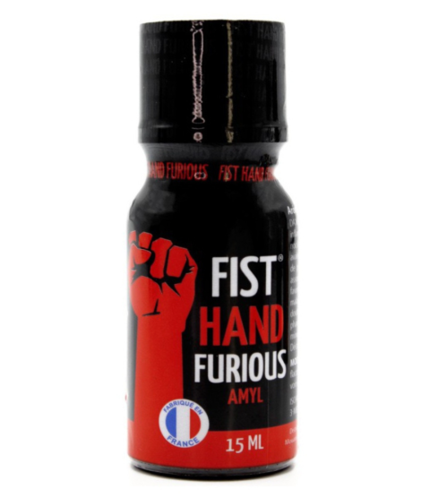 Stimulant euphorisant arôme Amyl Fist Hand Furious 15 ml